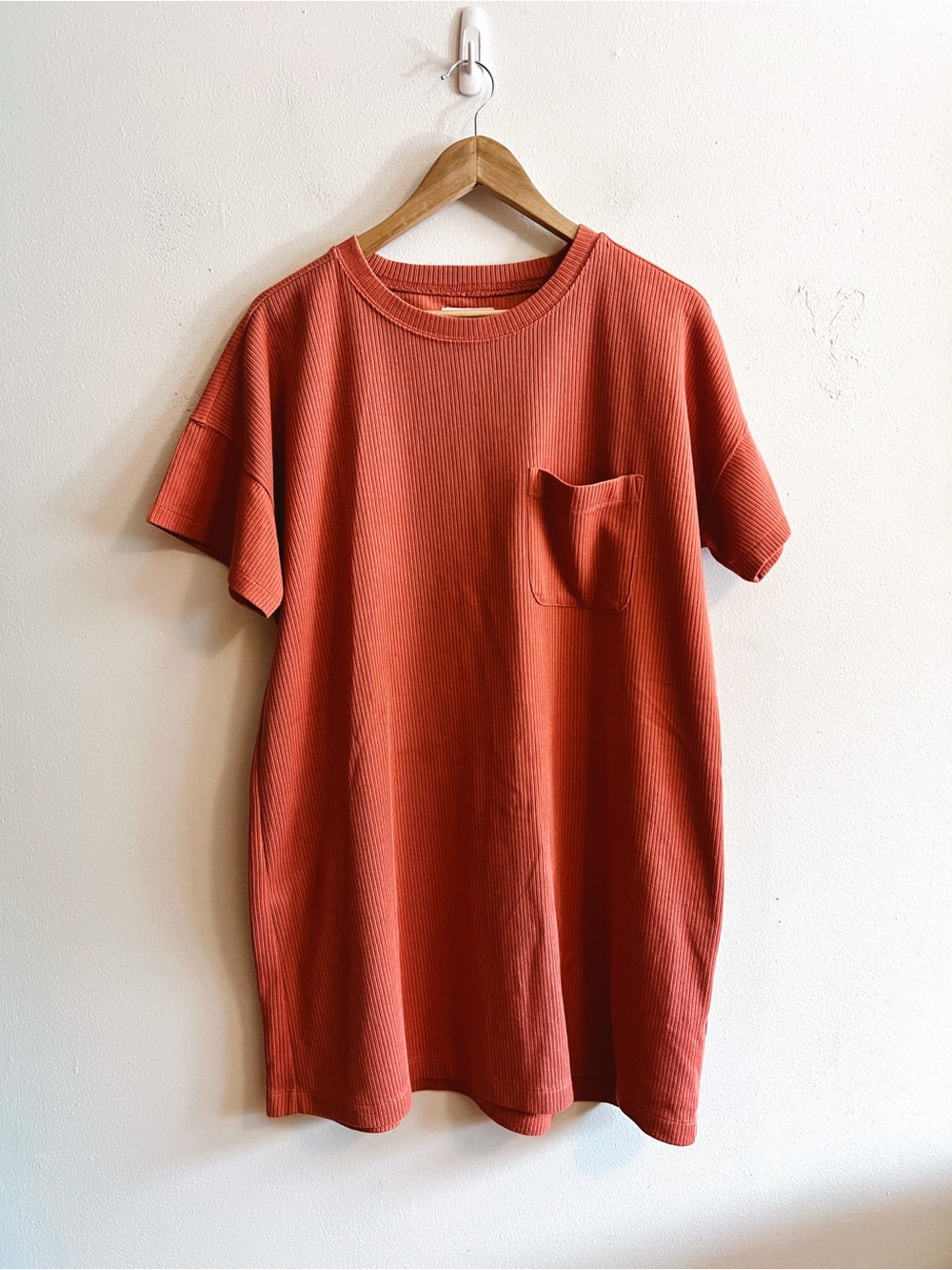Madewell Rib T-shirt Pocket Dress